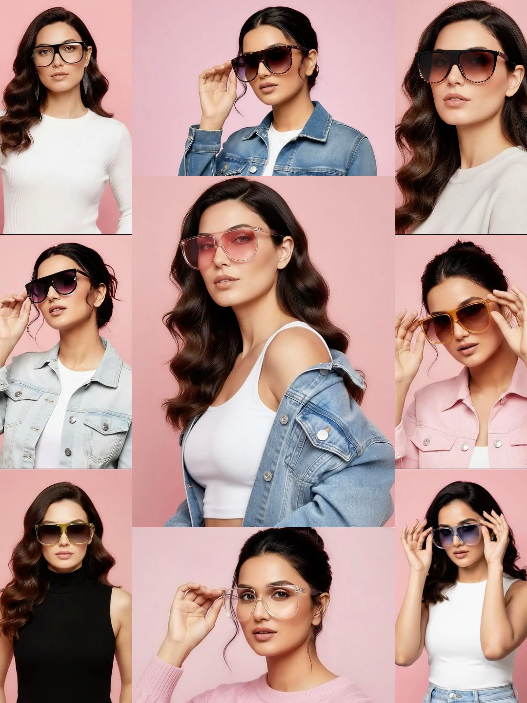Women’s Gradient Lens Sunglasses – UV400 Protection Full Frame Fashion Shades | Designer Summer Eyewear for Ladies